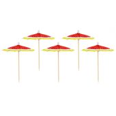 Cocktail umbrella picks, 12 pcs