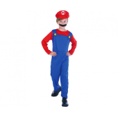 Happy Plumber role-play set (jumpsuit, hat), size 120/130 cm