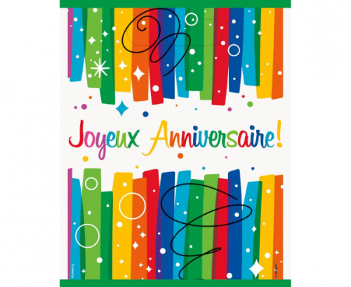 Party bags na Gifts Joyeux Anniversaire, 8 pcs.