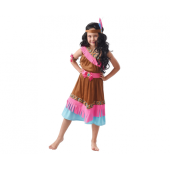Pastel Indian Girl role-play set (dress, headband, belt, armband), size 110/120