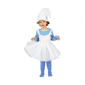 Blue Gnom role-play set - girl (dress, hat), size 98-104 cm