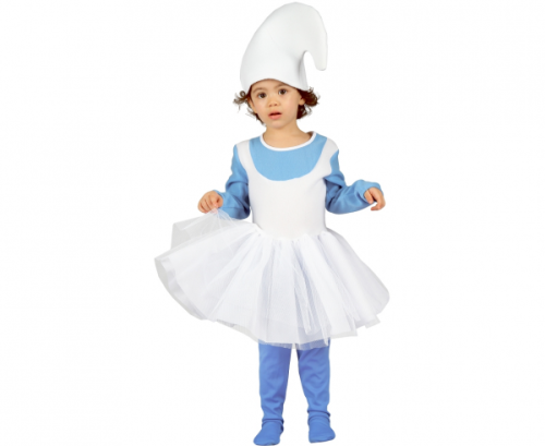 Blue Gnom role-play set - girl (dress, hat), size 98-104 cm