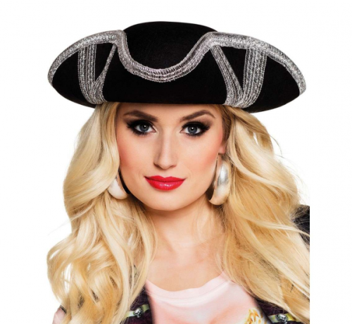 Pirate hat Royal silver Pirate hat Royal silver