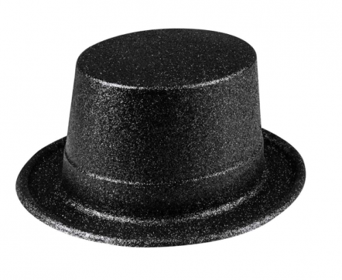 Hat Glitter, black