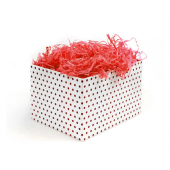 Shred paper decoration, 30g, red