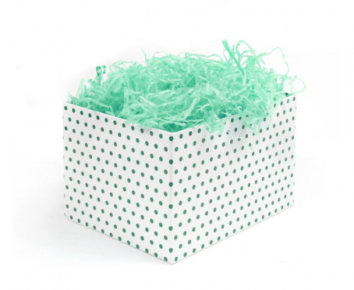 Shred paper decoration, 30g, mint green