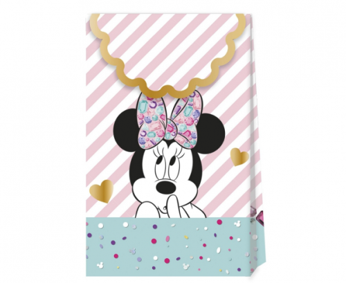 Paper bags Minnie Party, 6 pcs