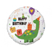 Foil balloon Dinosaur (Happy Birthday), 18