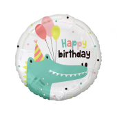 Воздушный шар фольгированный Little Crocodile (Happy Birthday), 18 &quot;