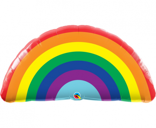 Folijas balons 36&quot; QL SHP Rainbow