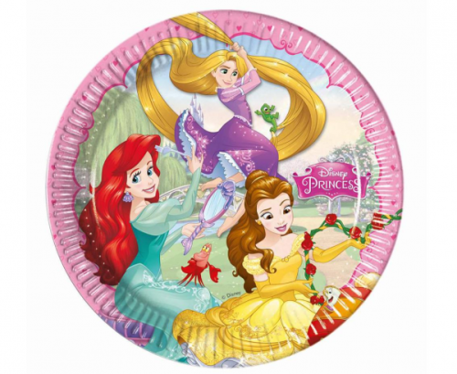 Paper plates Princess Dreaming (Disney), next generation, 23cm, 8 pcs (plastic-free)