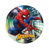 Paper plates Spiderman Team Up (Marvel), next generation, 23 cm, 8 pcs (plastic-free)