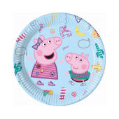 Paper plates Peppa Pig (Hasbro), next generation, 23 cm, 8 pcs (plastic-free)