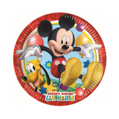 Paper plates Playful Mickey (Disney), next generation, 23cm, 8 pcs (plastic-free)