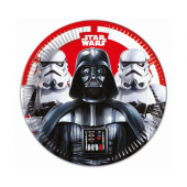 Paper plates Star Wars Final Battle (Disney), next generation, 23cm, 8 pcs (plastic-free)