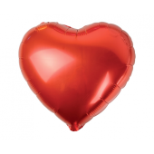 Воздушный шар из фольги &quot;Сердце&quot;, красный, 36 см.