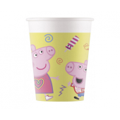 Paper cups (WM), Peppa Pig (Hasbro), 200ml, 8 pcs (SUP label)