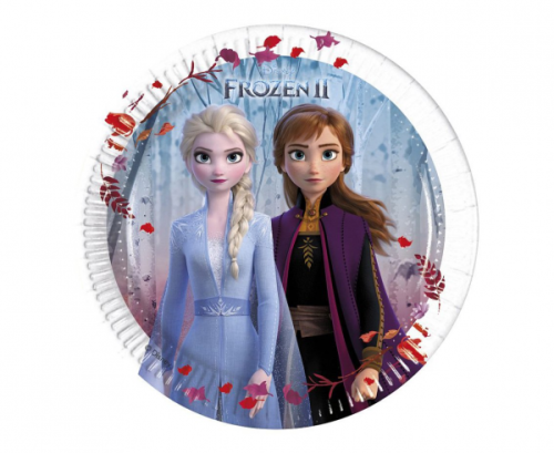 Paper plates Frozen 2 (Disney), next generation 20cm, 8 pcs (plastic-free)