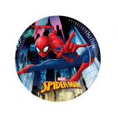 Paper plates Spiderman Team Up (Marvel), next generation, 20cm, 8 pcs (plastic-free)