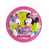 Paper plates Minnie Happy Helpers (Disney), next generation, 20cm, 8 pcs (plastic-free)