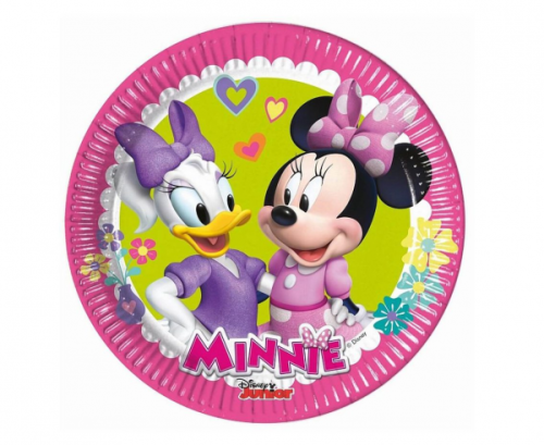 Paper plates Minnie Happy Helpers (Disney), next generation, 20cm, 8 pcs (plastic-free) Paper plates Minnie Happy Helpers (Disney), next generation, 20cm, 8 pcs (plastic-free)