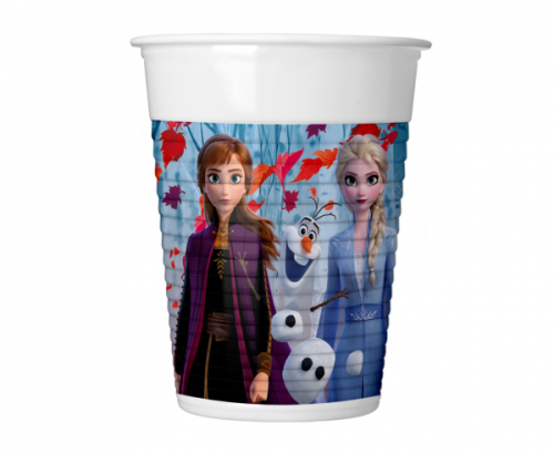 Plastic cups (WM) Frozen 2 (Disney), 200ml, 8 pcs (SUP label)