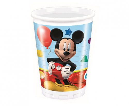 Plastic cups (WM), Playful Mickey (Disney), 200ml, 8 pcs (SUP label)