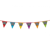 Garland, holographic flags 
