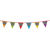 Garland, holographic flags 