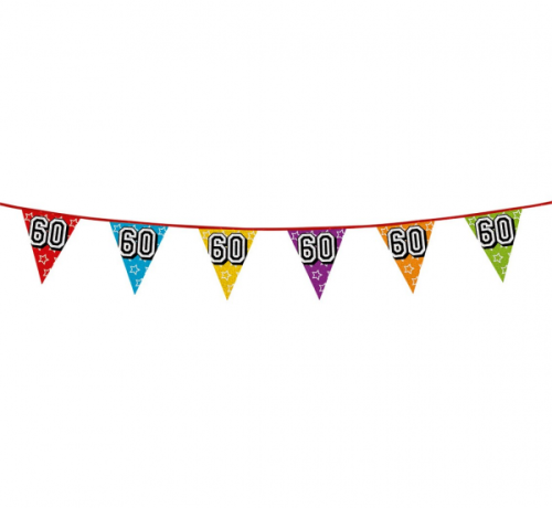 Garland, triangle flags holo 60