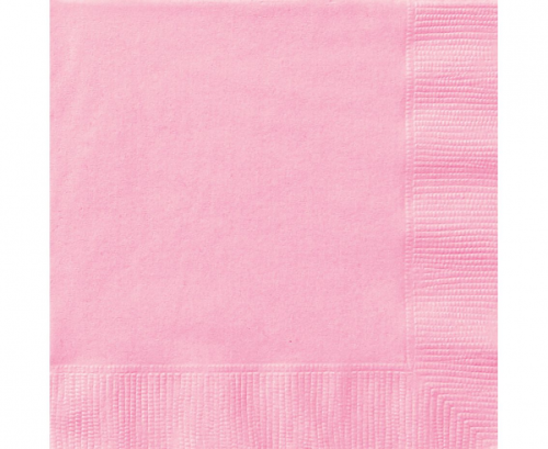 Paper napkins, pink, size 33x33 cm, 20 Pcs