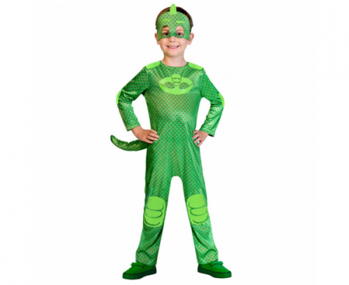 Strój dla dzieci PJ Masks Gecko, rozm. 7-8 lat
