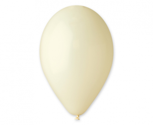 Balloon G90 pastel 10, ivory, 100 pieces