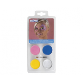 PRINCESS face paint (4 jars, applicator)