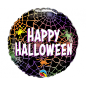 Balon foliowy QL 18 cali Halloween Spider's&Webs