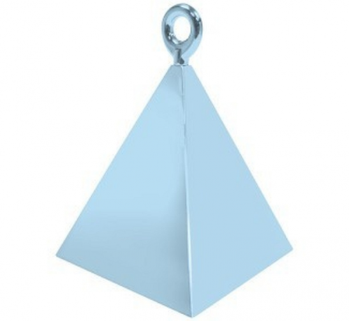 QL Balloon weight Pyramid, light -blue / 1 pcs.