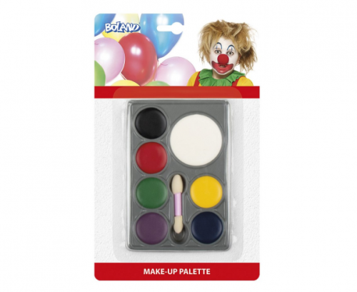 Make-up kit Clown (7 colours, applicator)
