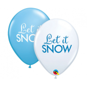 Балон QL 11 &quot;z надр. Simply Let It Snow, 6 шт.