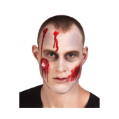 Make-up set Zombie (fake blood, wound, paints, applicator, sponge)
