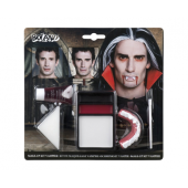 Make-up kit Vampire (teeth, fake blood, sponge, applicator)