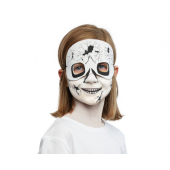 Make-up kit Skull (eye mask, grease face paint, sponge, applicator)