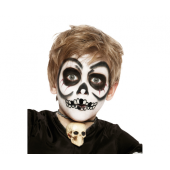Make-up kit Skull (grease face paint, sponge, applicator)