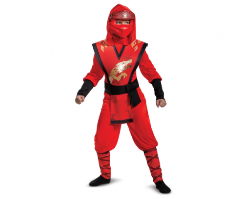 Kai Legacy role-play jumpsuit - Lego Ninjago (licensed), size M (7-8 yrs)
