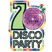 Invitation to Disco Party (post card)