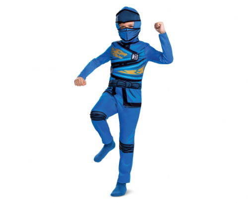 Jay Fancy role-play costume - Lego Ninjago (licensed), size S (4-6 yrs) Jay Fancy role-play costume - Lego Ninjago (licensed), size S (4-6 yrs)