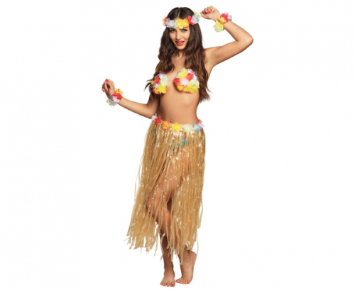 Hawaiian set Paradise (headband, shell bra, skirt, 2 bracelets) Hawaiian set Paradise (headband, shell bra, skirt, 2 bracelets)
