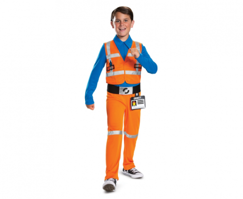 Emmet Classic role-play jumpsuit - Lego / Warner Bros. (licensed), size M (7-8 yrs)