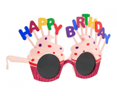 Happy Birthday Muffin glasses Happy Birthday Muffin glasses