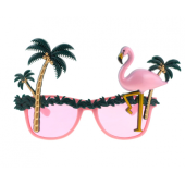 Palm Tree & Flamingo glasses