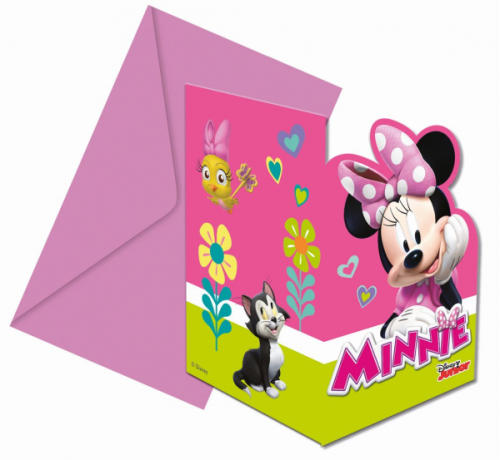 Invitations "Minnie Happy Helpers" , 6 pcs